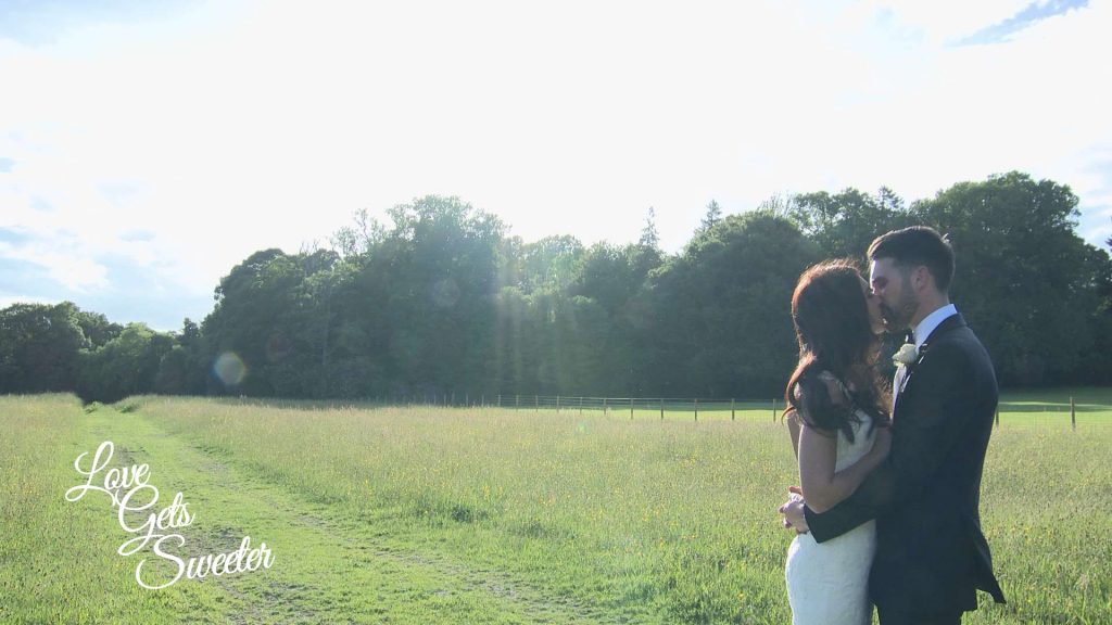 gorgeous golden hour romantic couple photograph at armathwaite hall