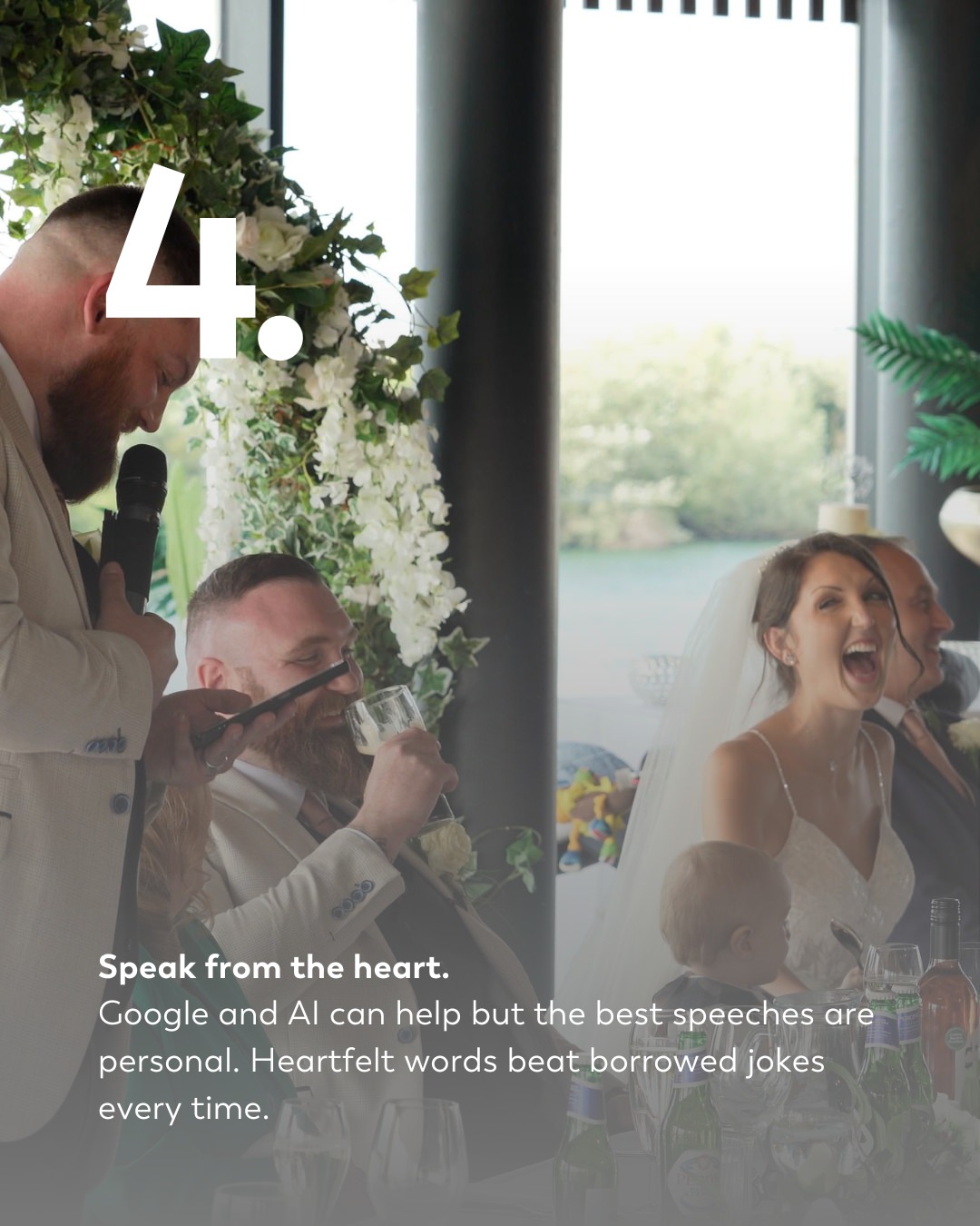 wedding tips 4 for speeches and speaking from the heart