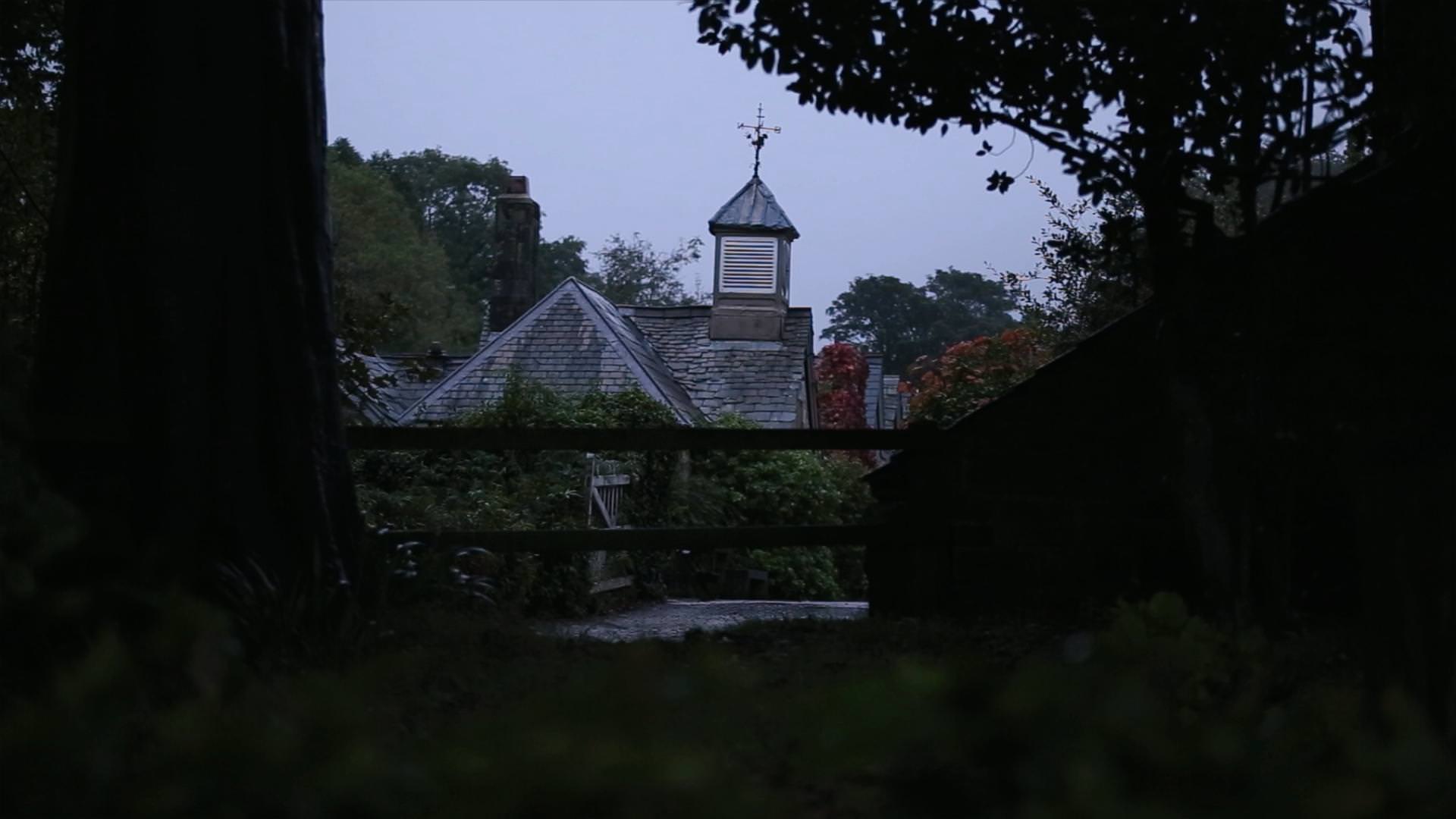 rustic barn clock tower at Lancashire wedding venue Wyresdale Park