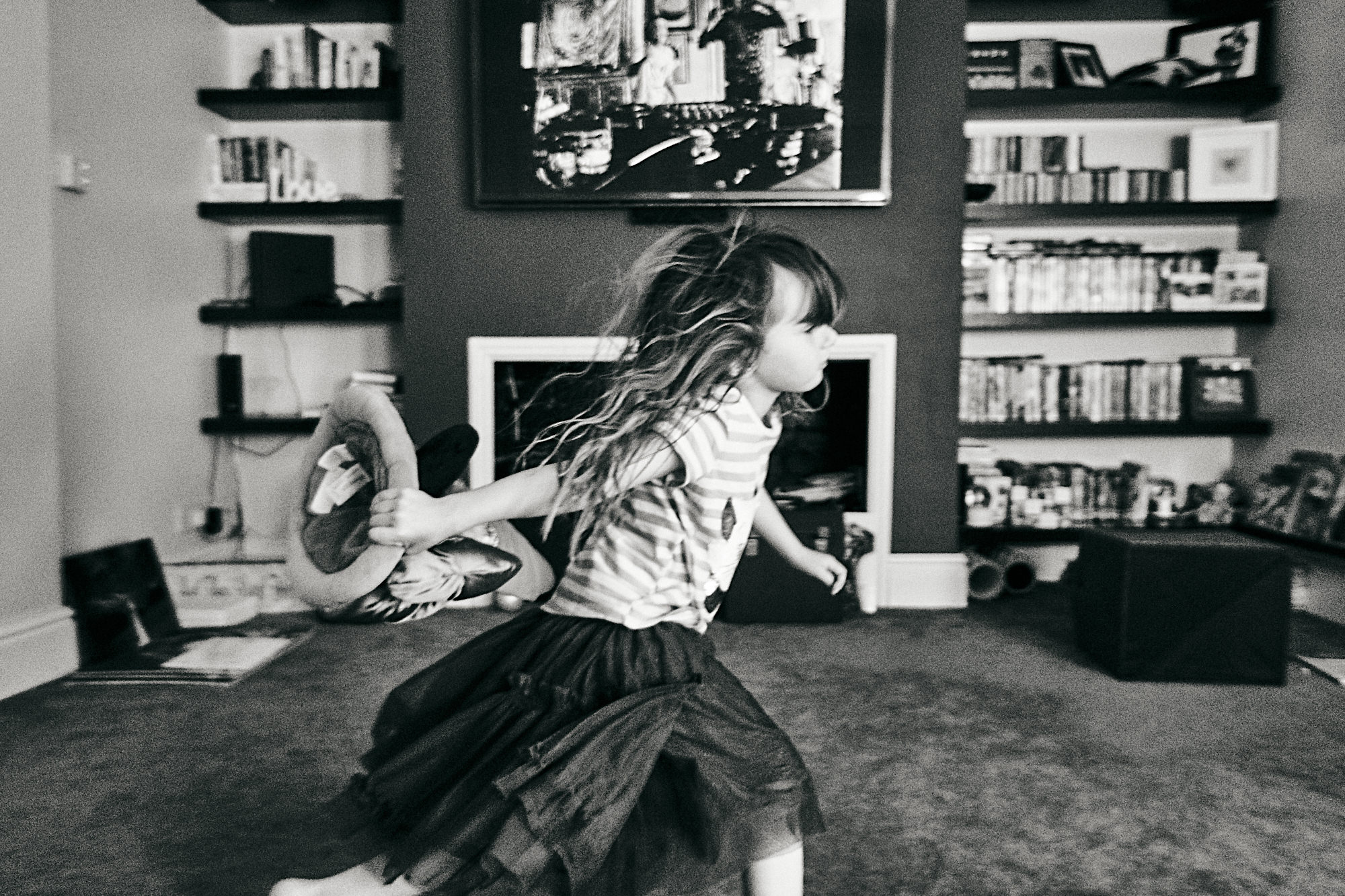 girl dances to live feed of camp bestival in lockdown