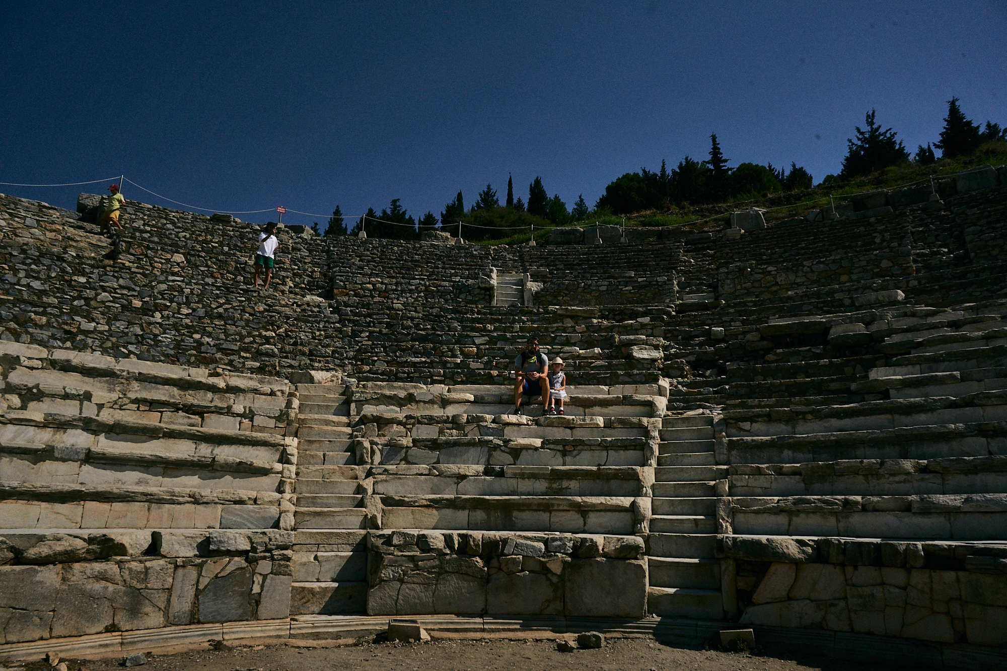 empty Ephesus arena during holiday in a pandemic