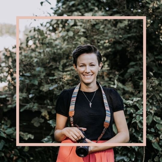 natural photo of female lancashire wedding videographer
