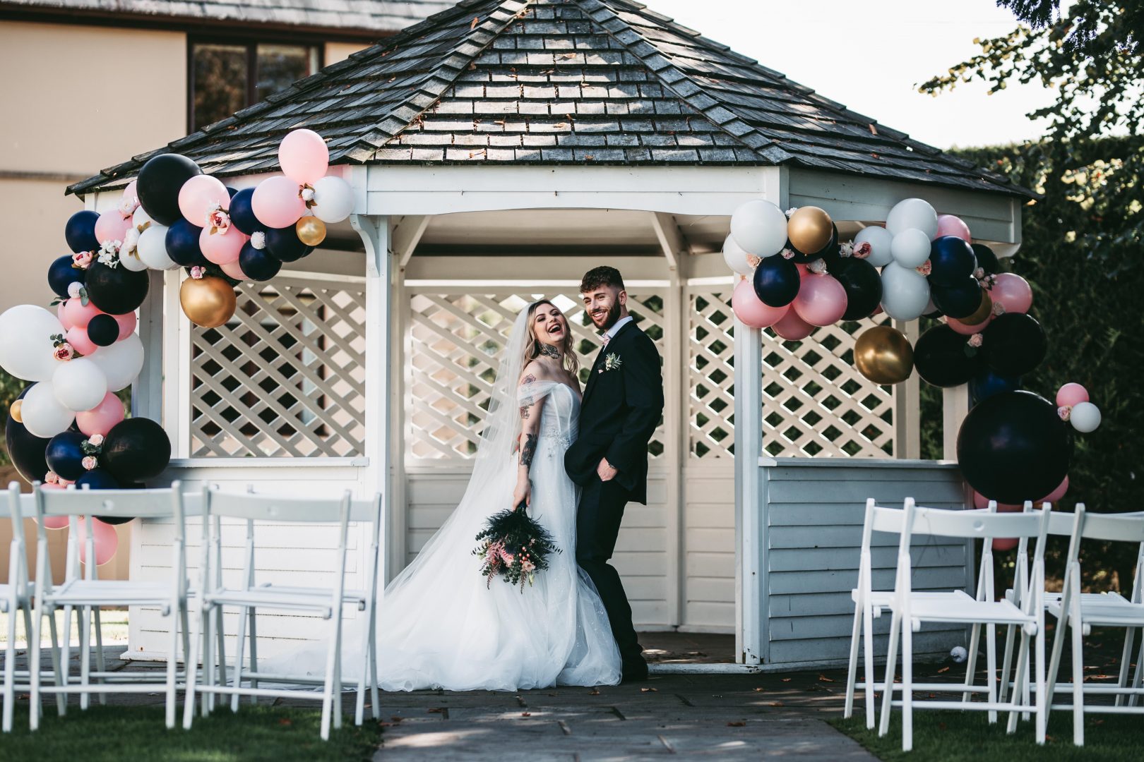 outdoor ceremony shoot at west tower aughton