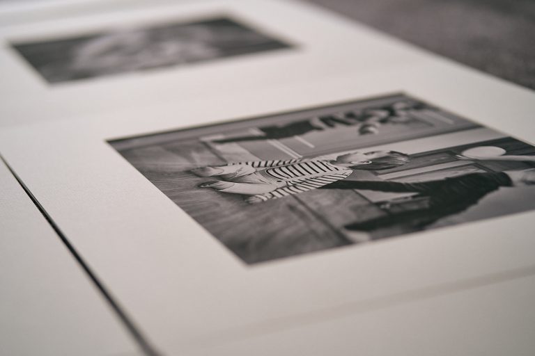close up of a professional photography print ready for BIPP award judging
