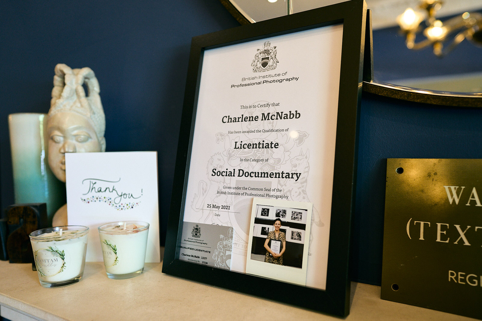 BIPP qualification certificate in frame