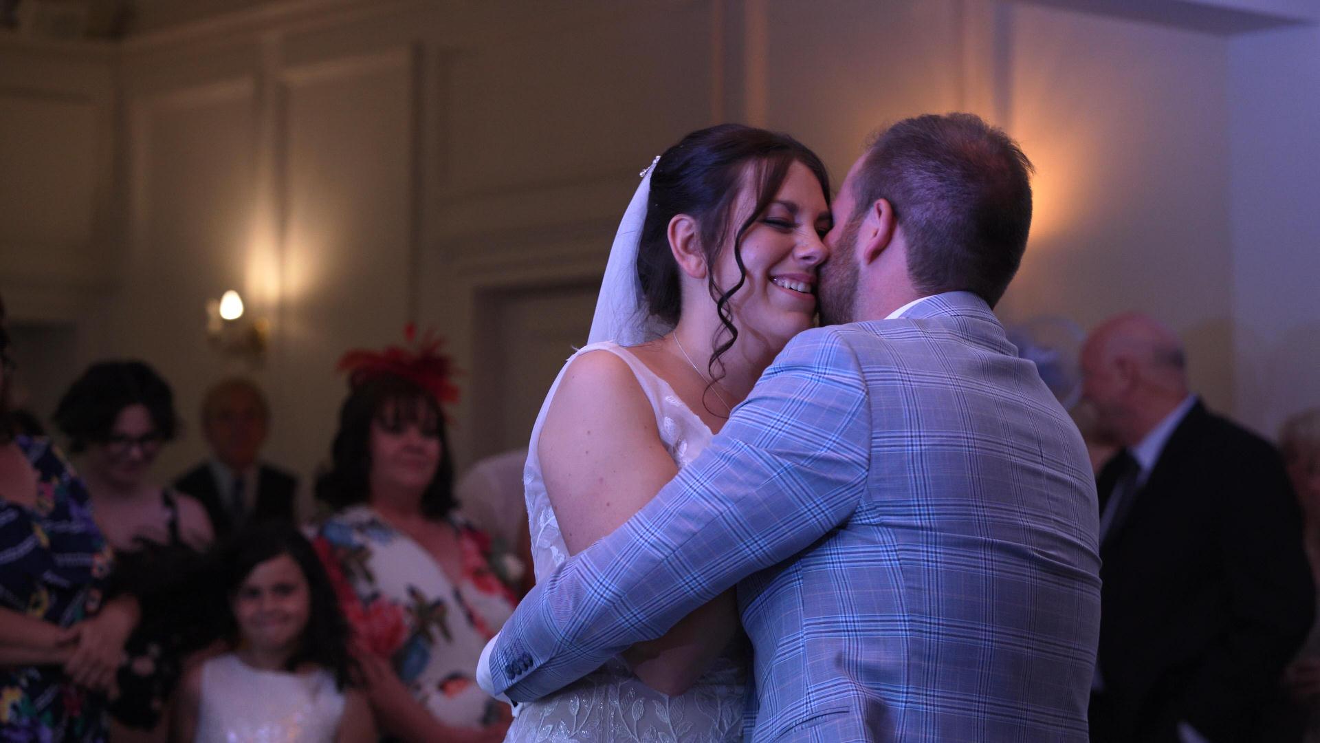 relaxed first dance at Ashfield House Wigan