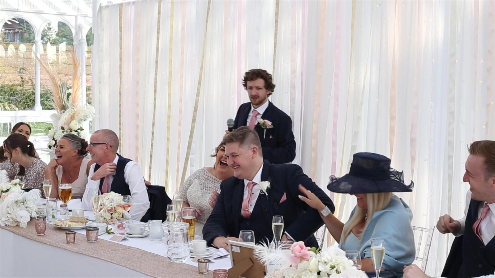 best mans speech makes everyone laugh