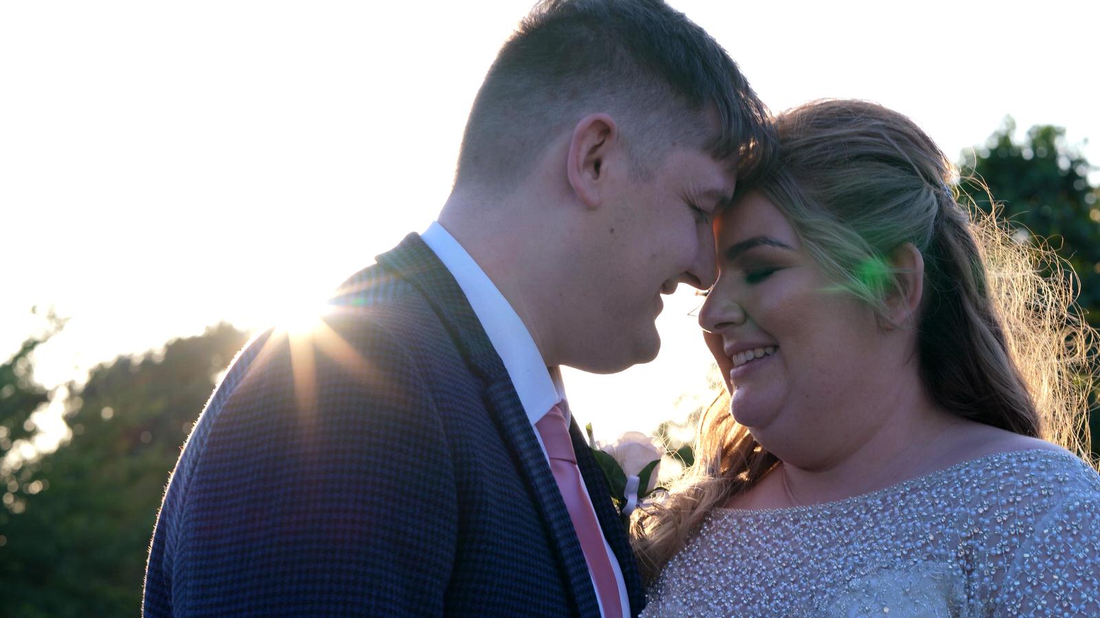 close up natural couple shot by videographer in liverpool