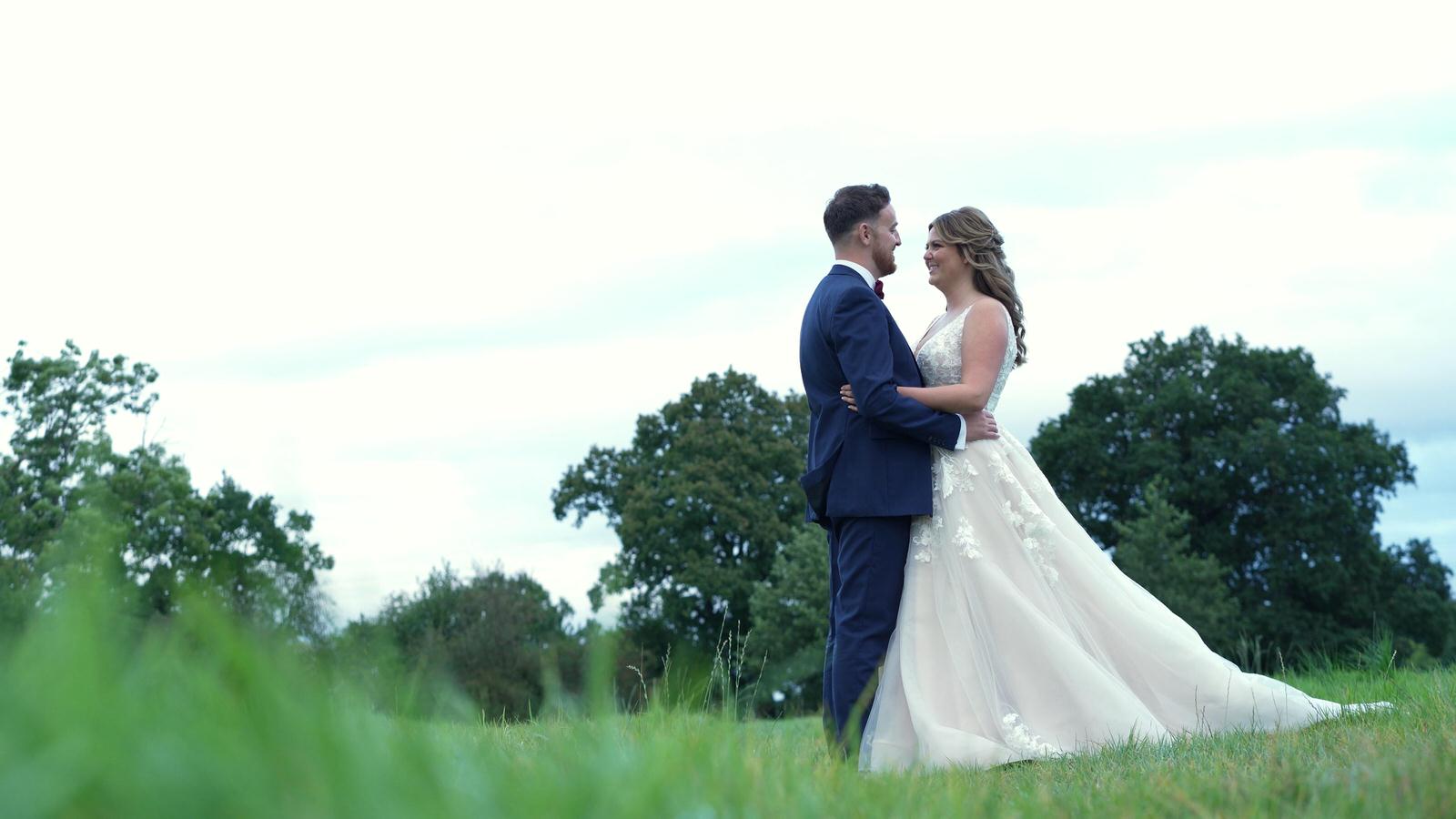 video still of couple at Owen House Barn