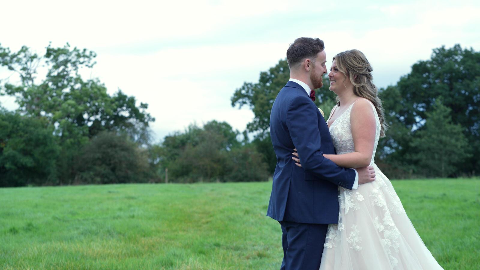Owen House Barn videographer filming couple