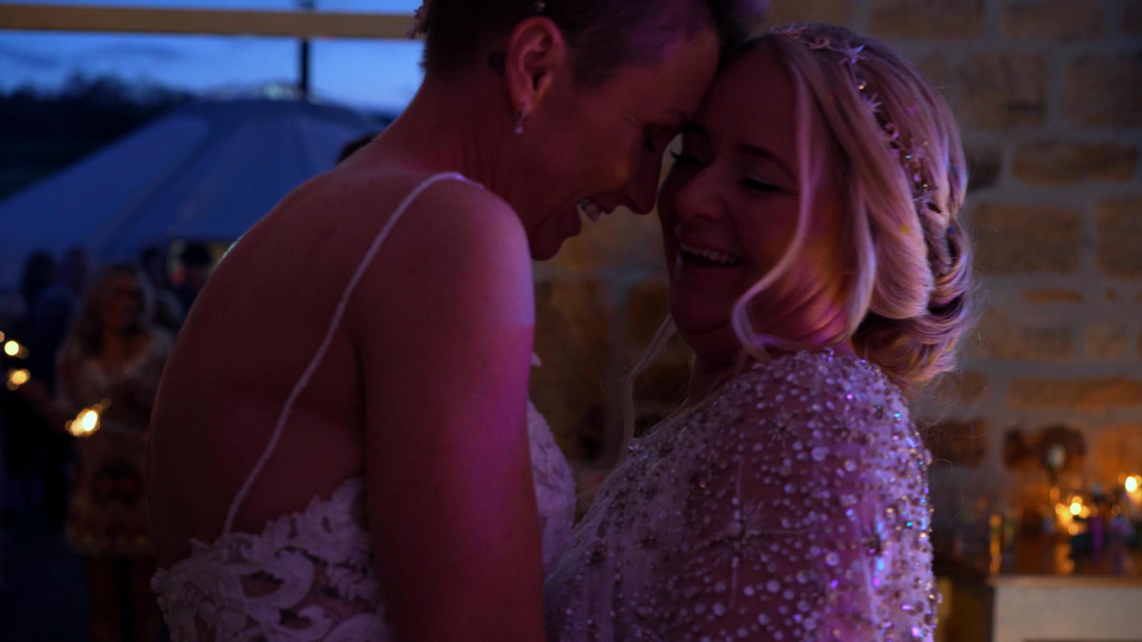 brides first dance at Chilli Barn