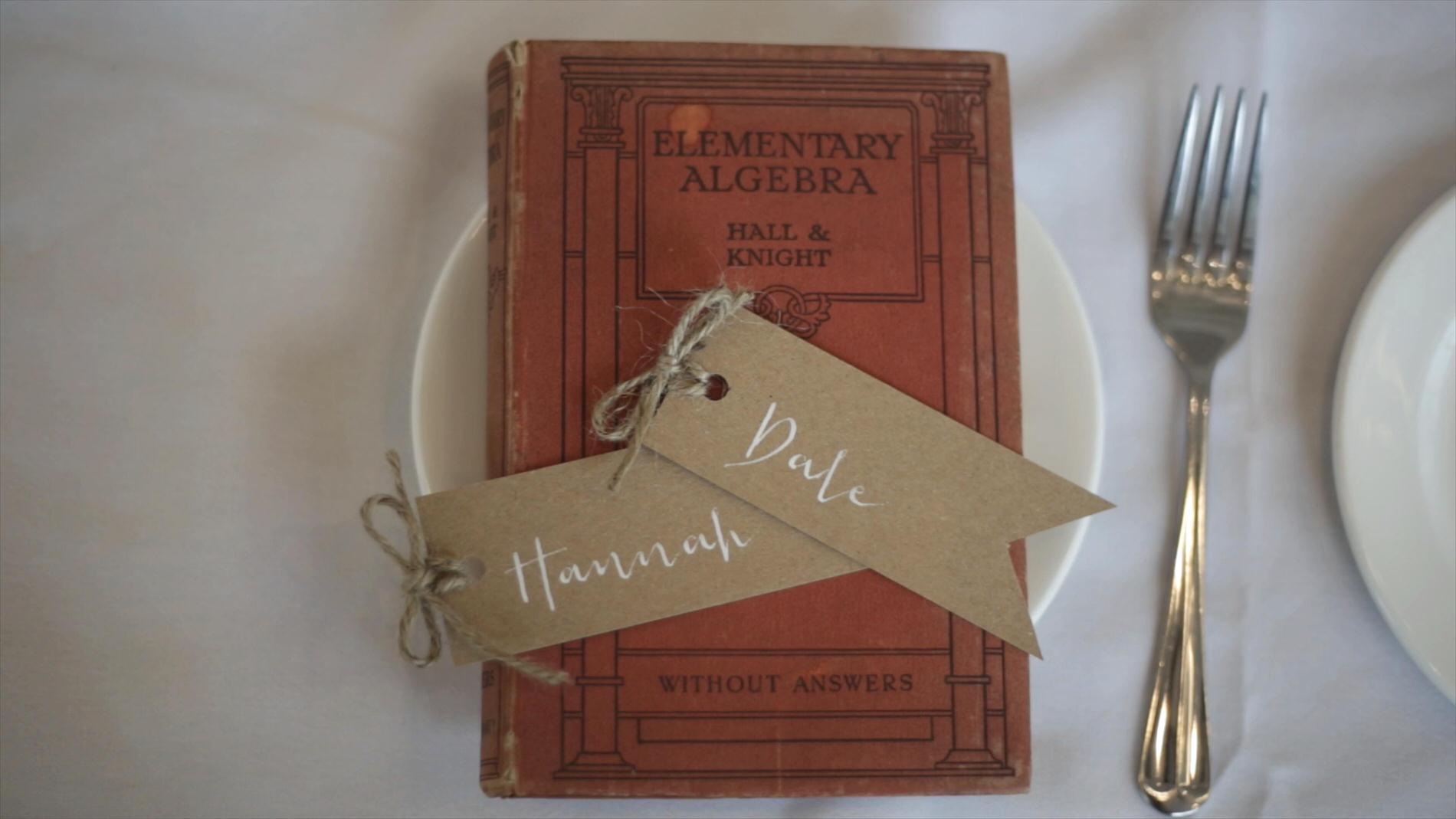 reception styling ideas for literature at Rookery Hall wedding