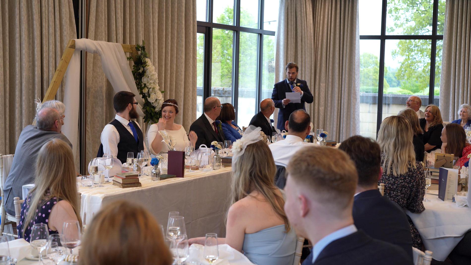 best man speech at Rookery Hall