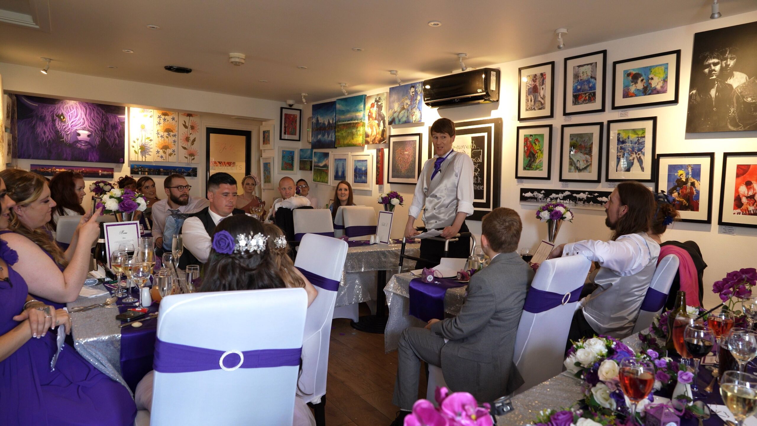 best mans speech at Galleria wedding