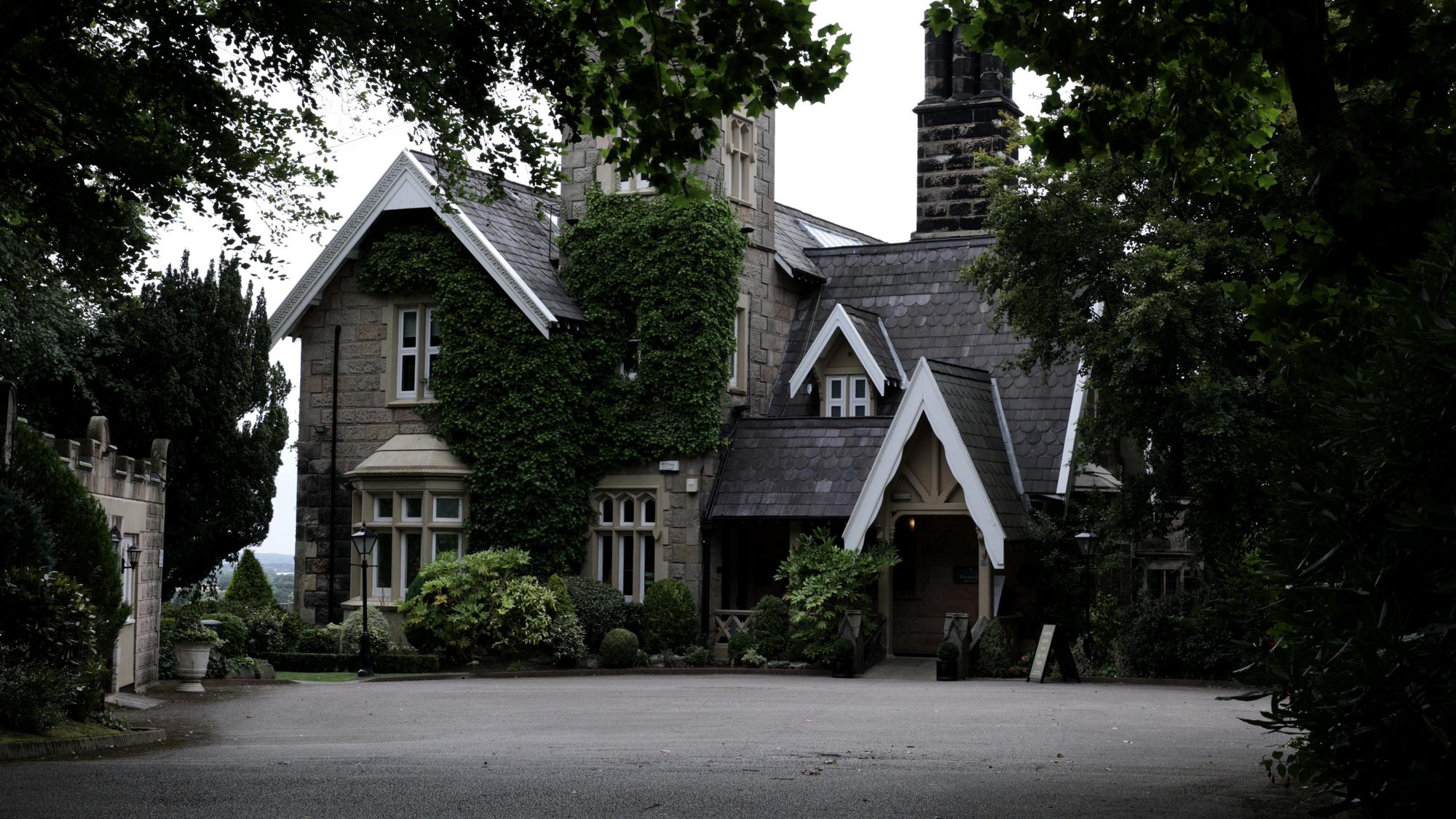 a video still of the front of West Tower wedding venue