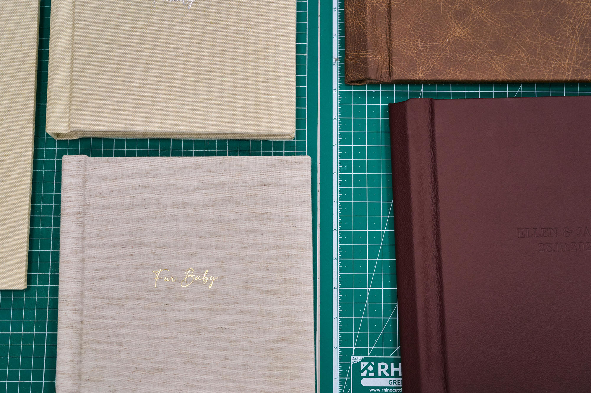 a photo of album cover samples and text