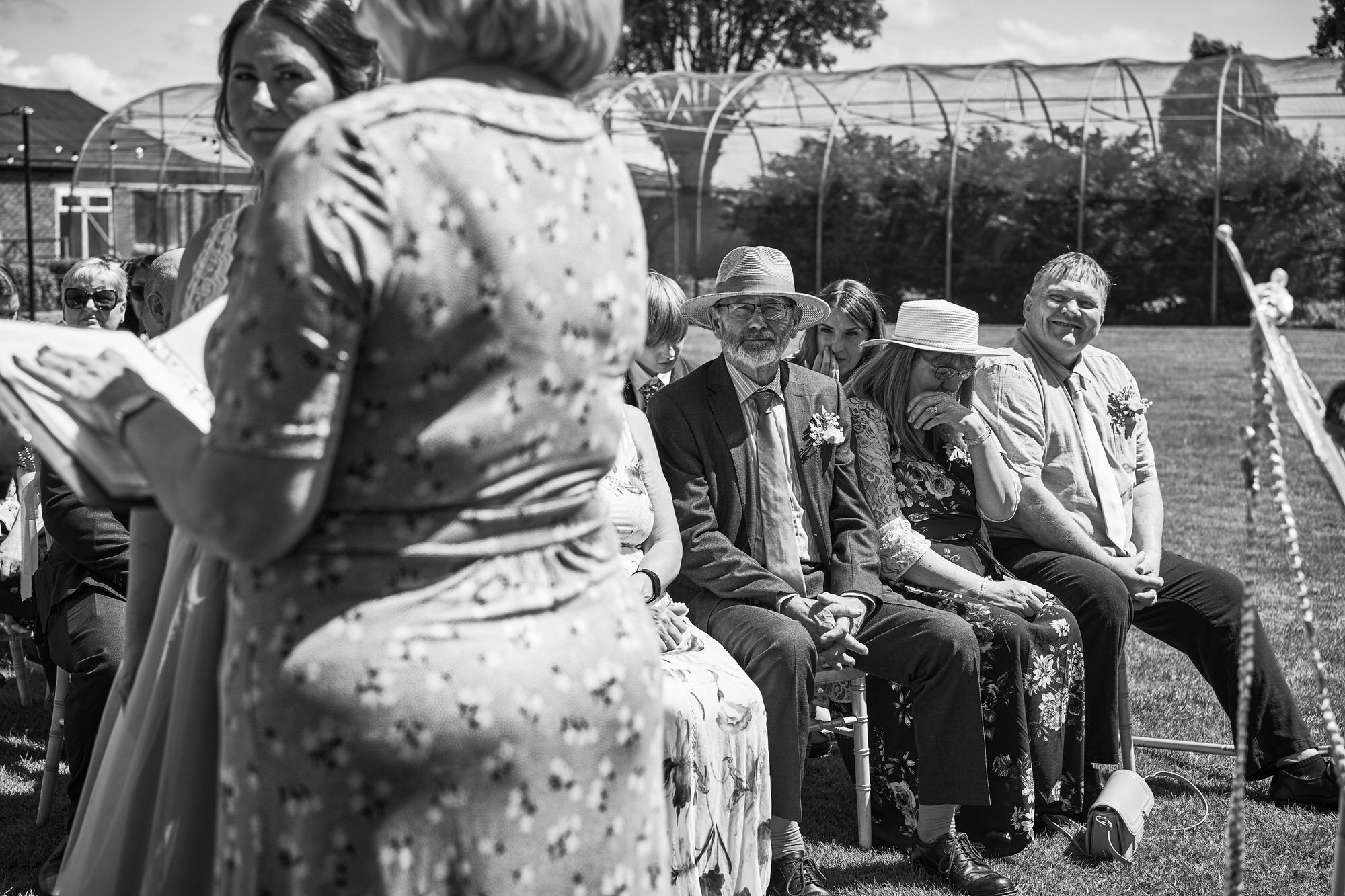 photo of guests watching a ceremony at The Aviary Ormskirk