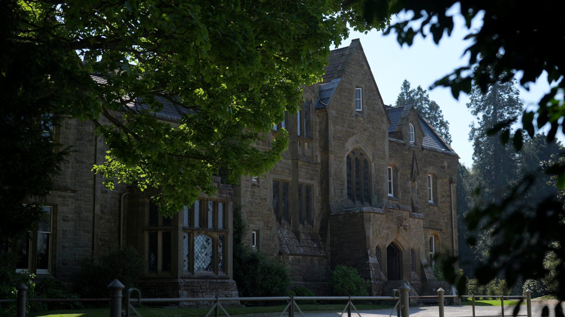 a shot of the north wing at Wyresdale Park